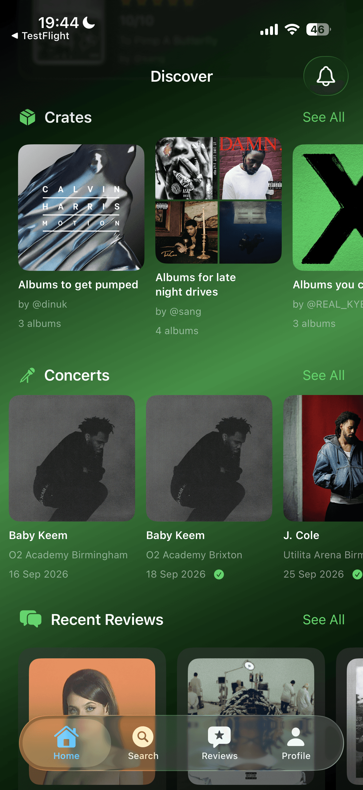NoteBoxd app screenshot 1